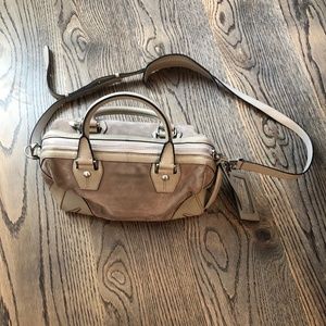 Rag & Bone Pewter suede purse